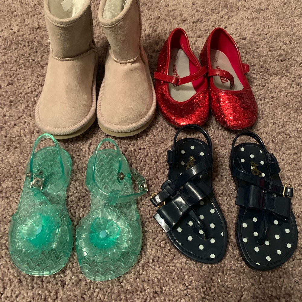 Toddler girl shoe lot size 6. Sandals Gap boots